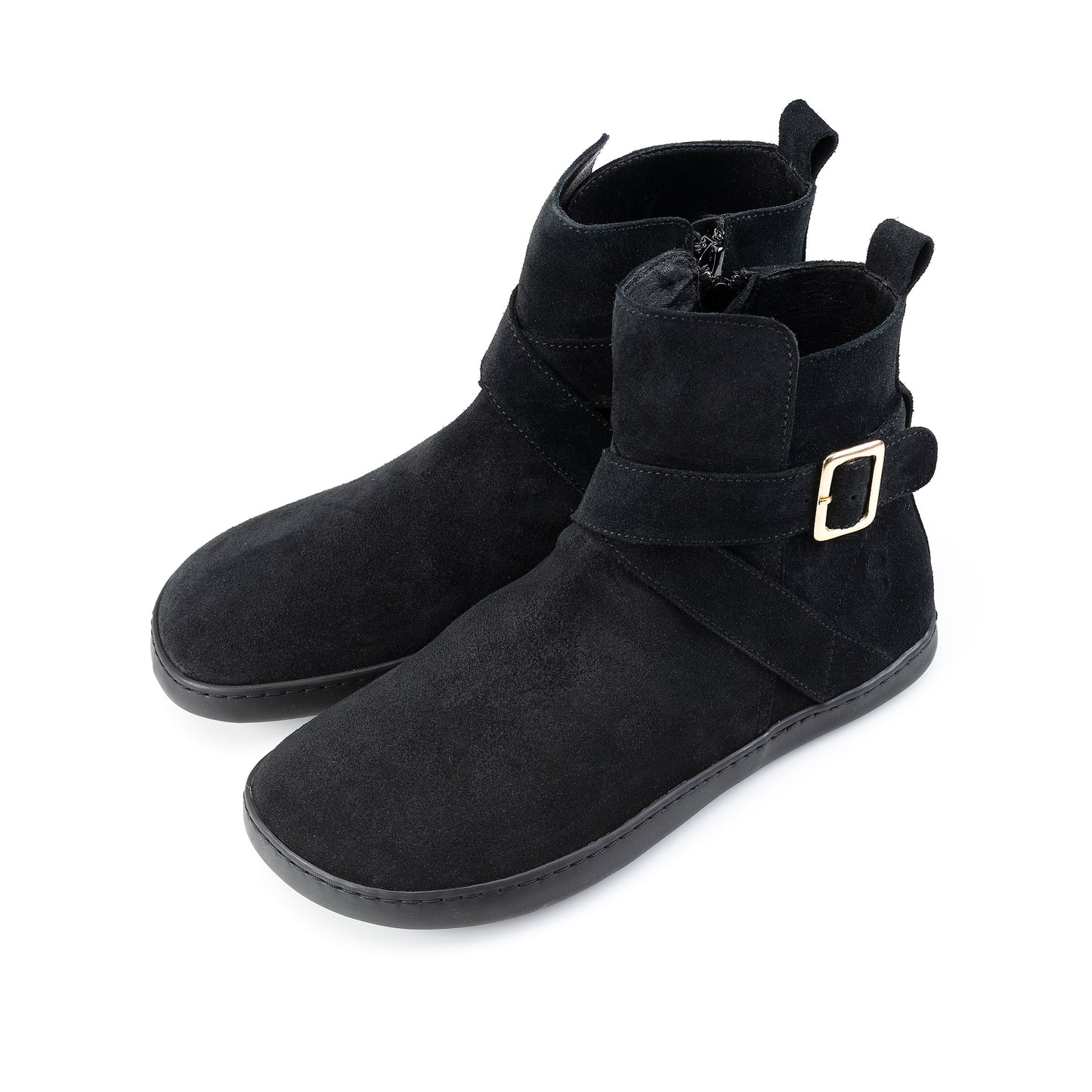 Shapen - Women’s Adult Boots - Divine - Black Suede and Bordeaux Suede