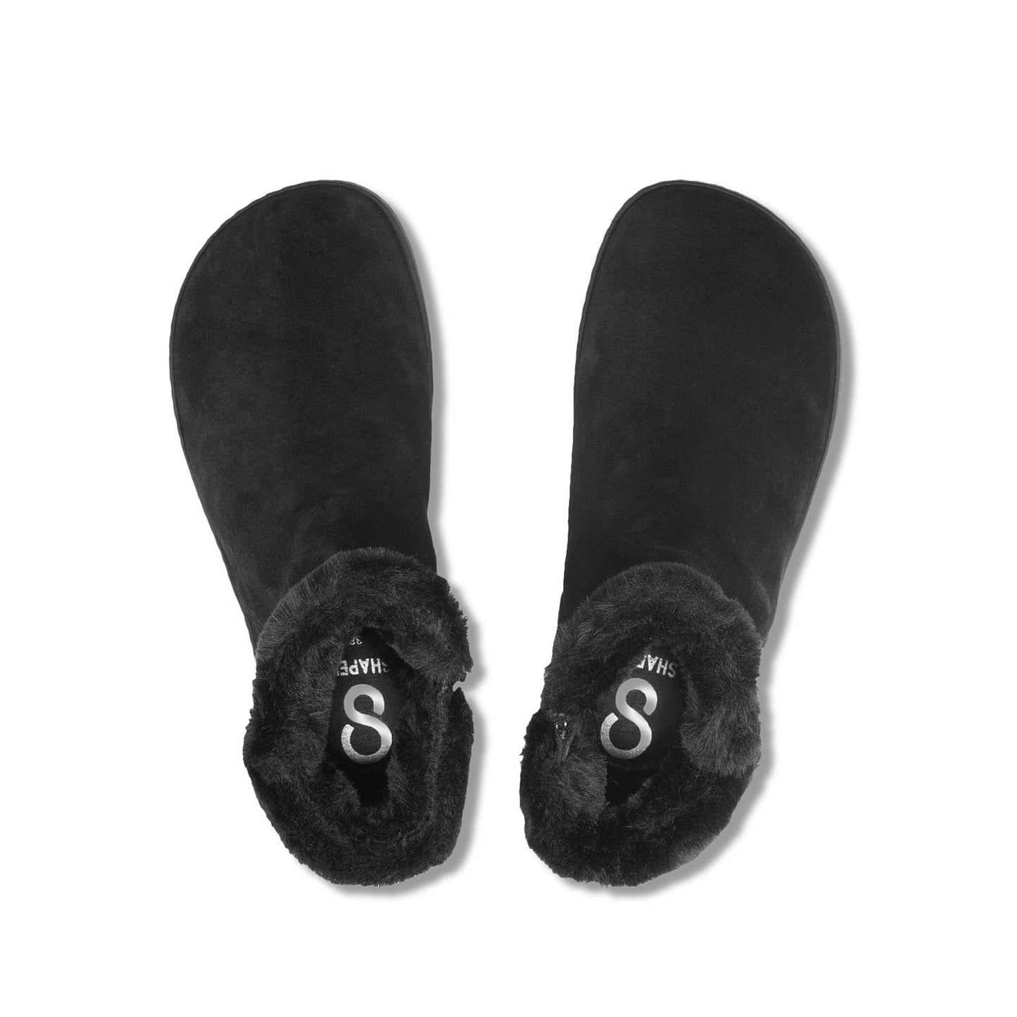 Shapen - Women’s Adult Ankle Boots - Fluffy 2.0 - Black