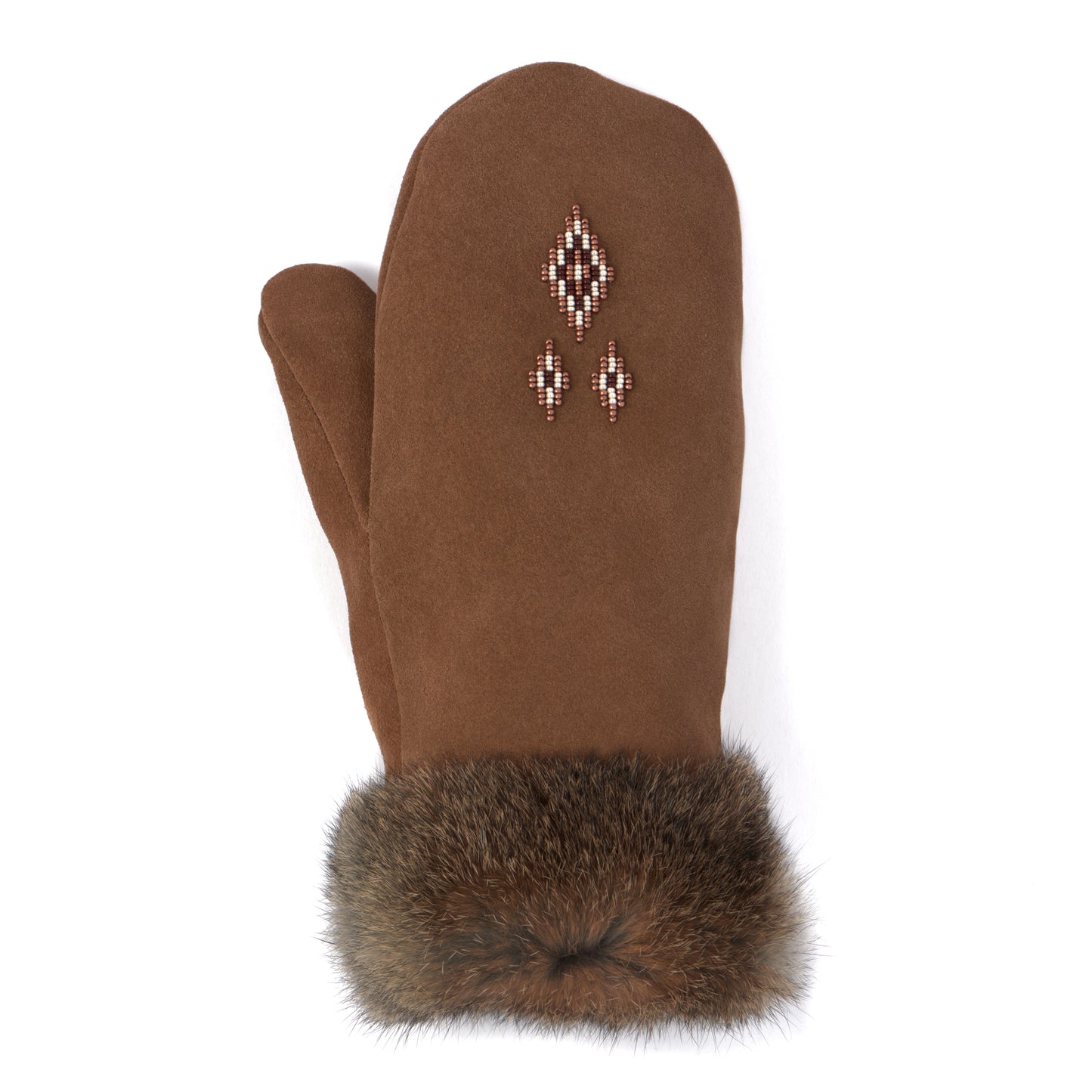 Manitobah | Winter Mittens | Fur Mittens | Beaded Mittens