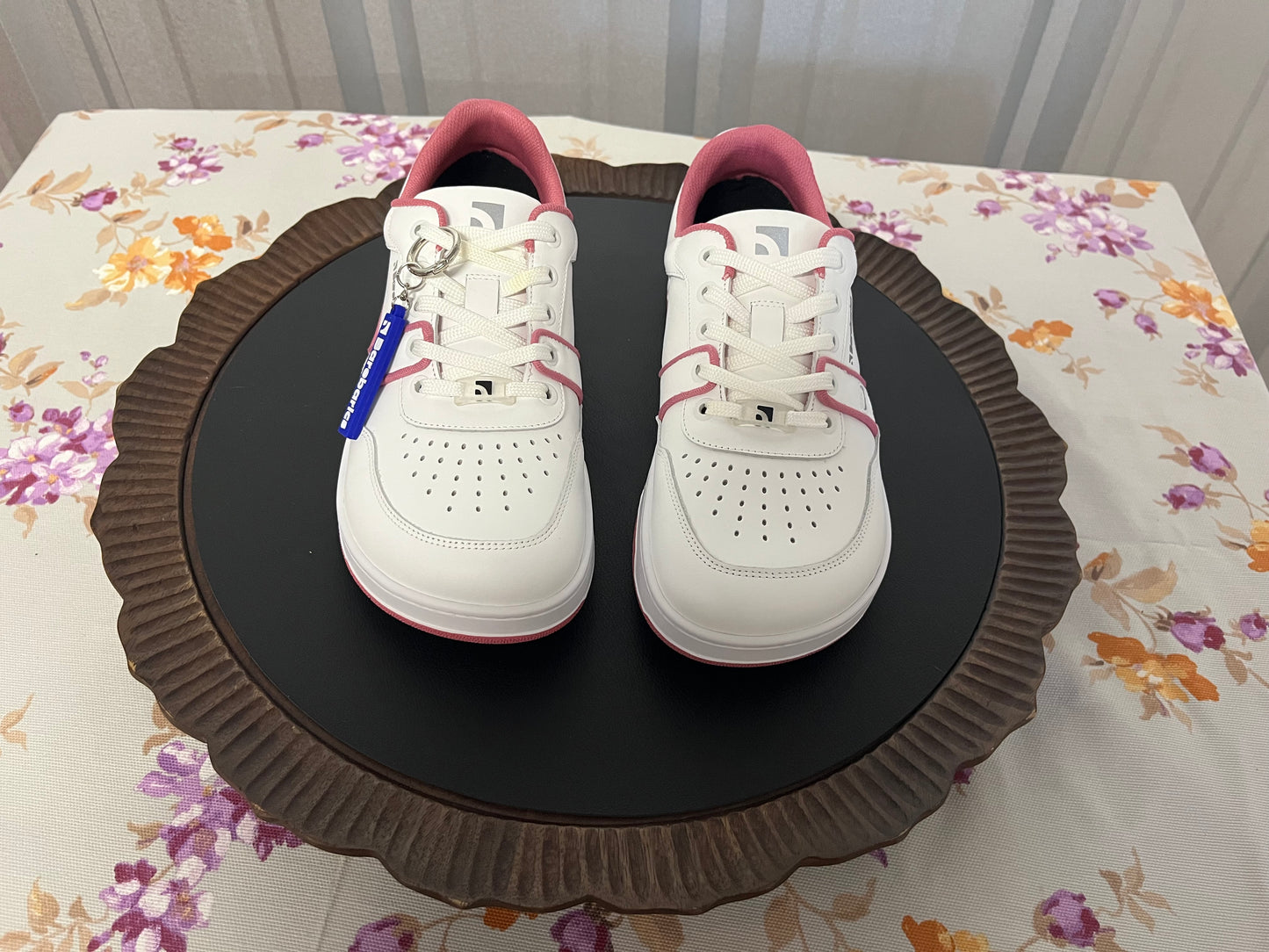 Barebarics Arise - Women’s Adult Sneaker - White and Raspberry Pink