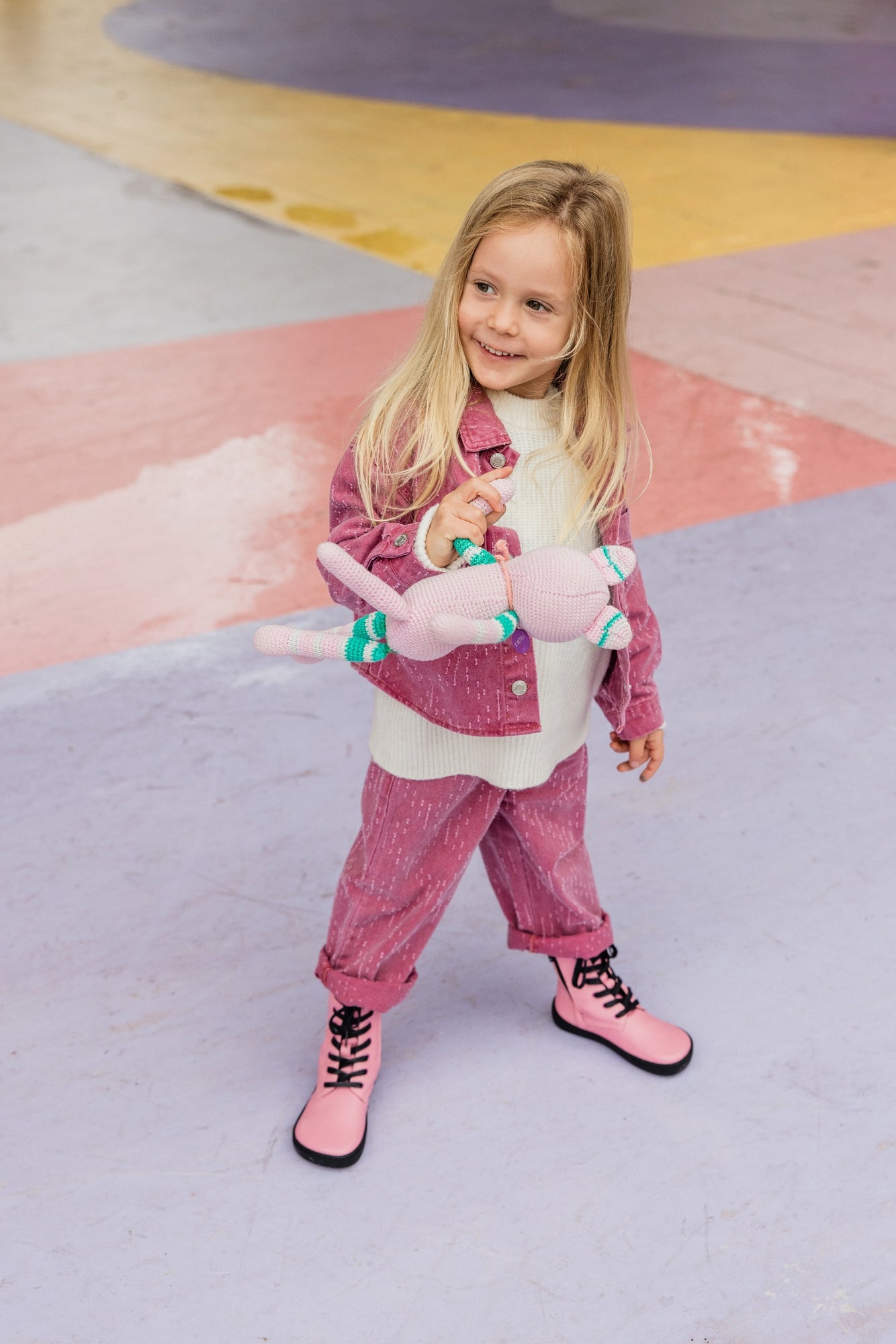 Shapen - Children’s Boots - Mini Maverick - Baby Pink