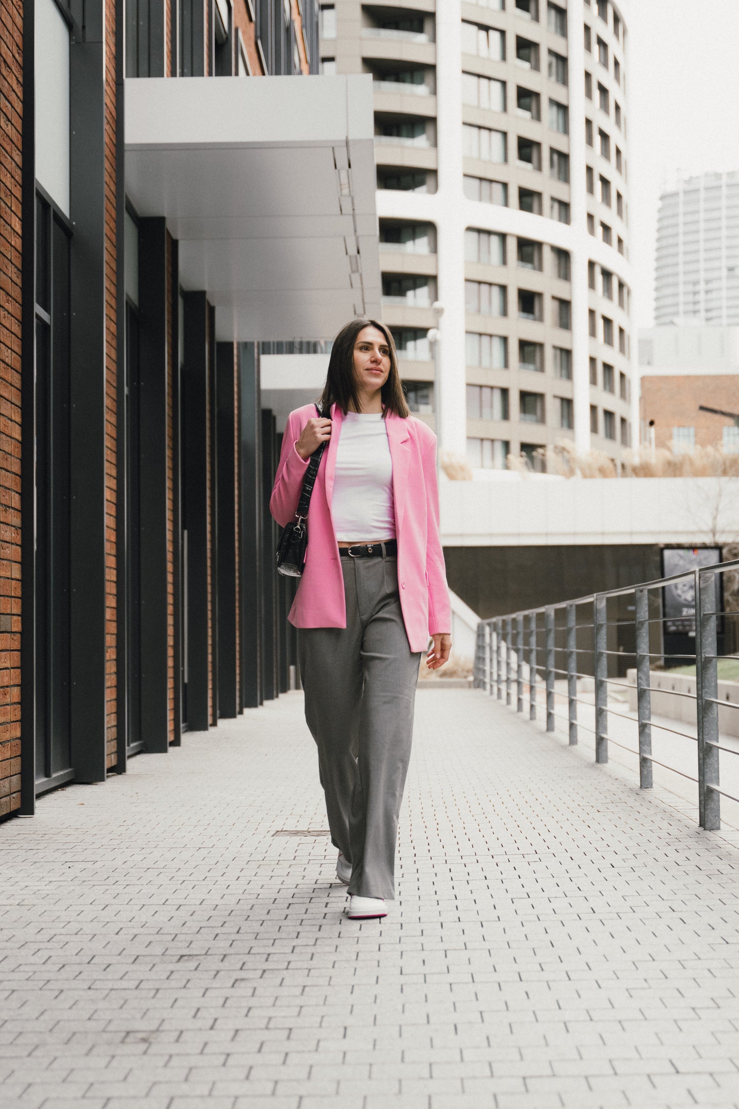 Barebarics Arise - Women’s Adult Sneaker - White and Raspberry Pink