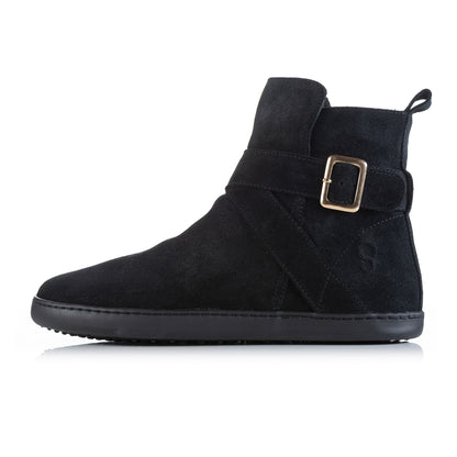 Shapen - Women’s Adult Boots - Divine - Black Suede and Bordeaux Suede