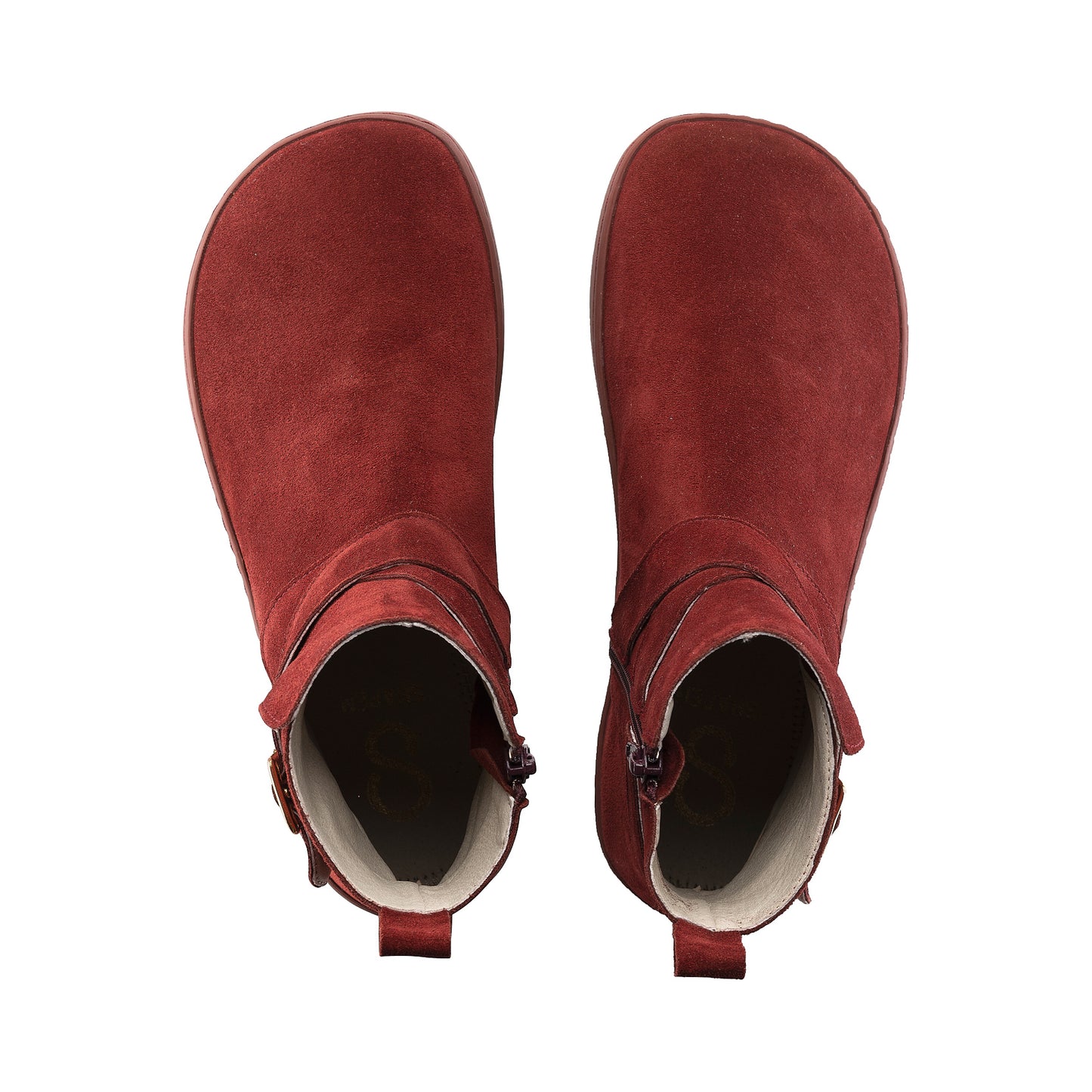 Shapen - Women’s Adult Boots - Divine - Black Suede and Bordeaux Suede