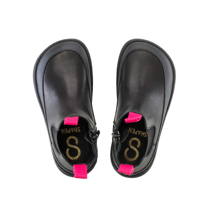 Shapen - Children's Boots - Victory - Black and Pink