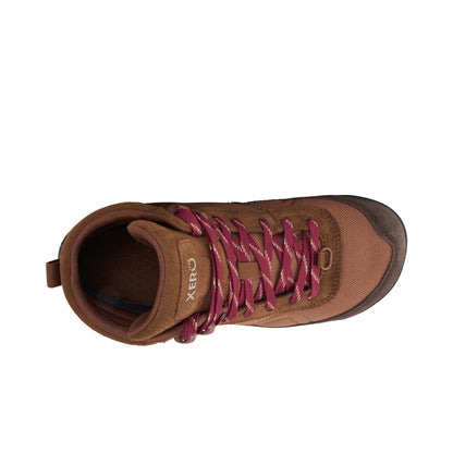Rideway Retro Inspired Women's Hiking Boots By Xero Shoes | Wide Toe Box Hiking Boots | Waterproof Hiking Boots