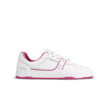 Barebarics Arise - Women’s Adult Sneaker - White and Raspberry Pink