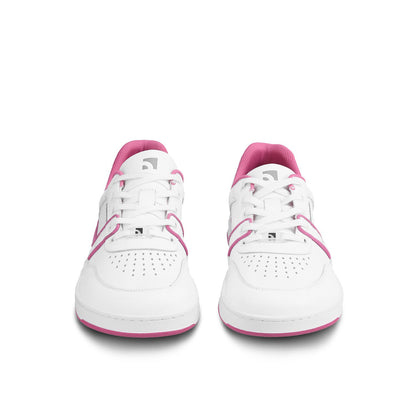 Barebarics Arise - Women’s Adult Sneaker - White and Raspberry Pink