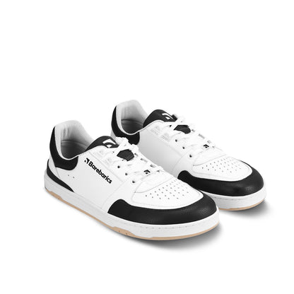 Barebarics Wave - Unisex Sneakers - White and Black and White and Dark Green
