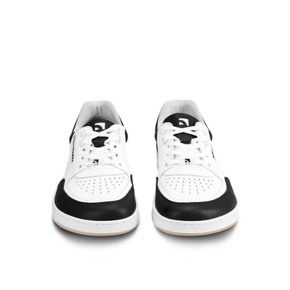 Barebarics Wave - Unisex Sneakers - White and Black and White and Dark Green