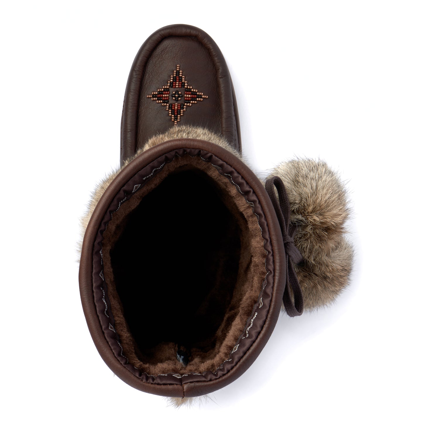 Snowy Owl Grain Leather Mukluk